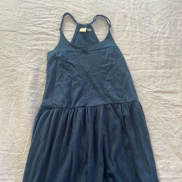Roxy LaPointe Beaches Embroidered Tank Dress Blue Size XS - Picture 11 of 14
